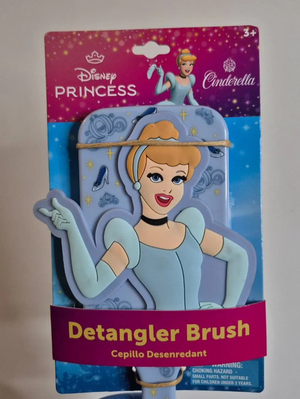 Disney Princess Cinderella Detangle Style Wet Brush, 3+, New with Tag